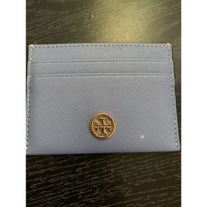 Tory Burch Bluewood Emerson Slim Card Case